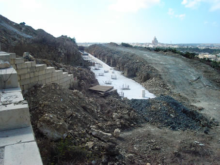 A1 July 23 Foundations extension boundary wall