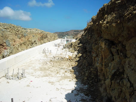 A9 July 23 Foundations boundary wall extension