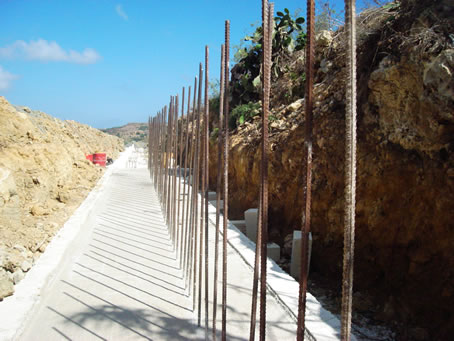 A5 July 23 Foundations extension boundary wall