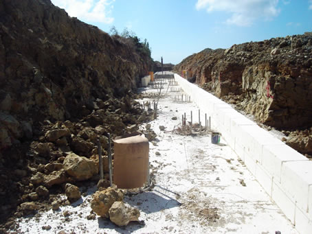 A3 July 23 Foundations extension boundary wall