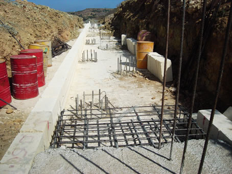 A8 July 23 Foundations boundary wall extension