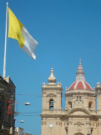 A8 Flag on Parish Offices