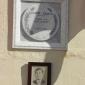 B3 Commemorative plaque and photo of victim Giuseppi Bajada