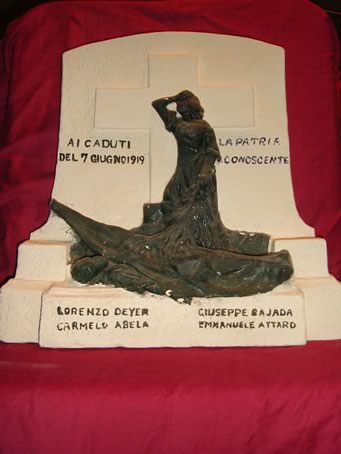 D3 Model of monument at Addolorata Cemetery