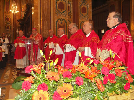 A7 Bishop with the six concelebrants