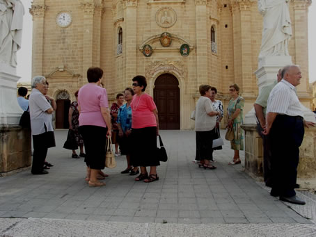 A1 In front of Xaghra Basilica