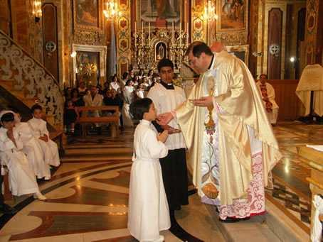 H9 Receiving Holy Communion for the first time