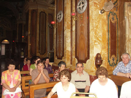 C1 Crosses of Consecration in aisle