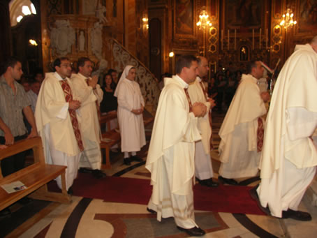 A3 Co celebrants in procession to altar