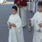 B4 Young altar boys with incense in front of Blessed Sacrament