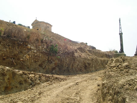 A1 Below the present cemetery