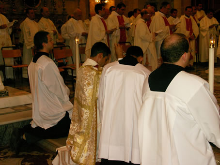 G8 Deacon Anthony Bajada incensing during Consecration