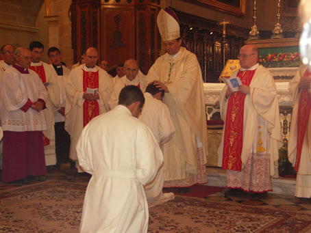 D7 H.L. Bishop Grech ordaining Joseph Curmi