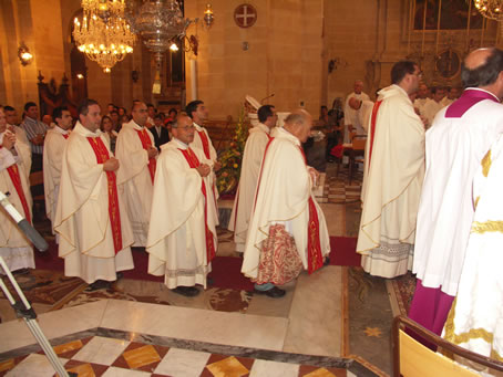 B5 Concelebrants walk in procession