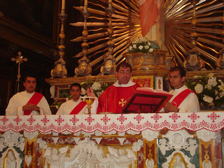 A8 The new Deacons at the altar