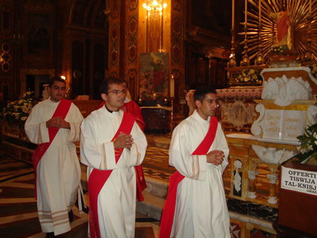 C3 In procession to the Sacristy