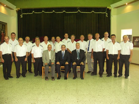 H6 Bandsmen with over 25 years of service