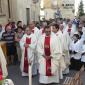 C1 Mass celebrants arriving at the altar