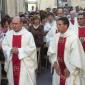 B9 Mass celebrants arriving at the altar