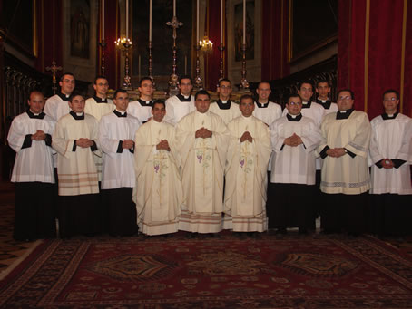 O5 With fellow Seminarians