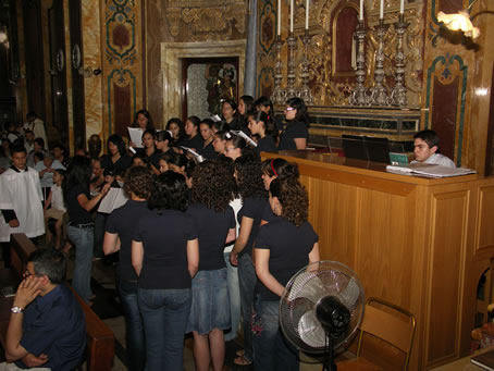 E6 Seminarian Mario Curmi on the Organ