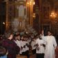 C1 Rev Deacon A Bajada sprinkles Holy Water on congregants