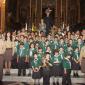 G9 Group photo with statue of St John Bosco