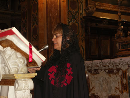 B6 Dame Marianne Zammit reading Prayers of the Faithful