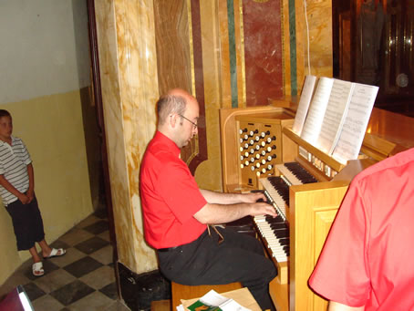 D1 Organist Joseph Camilleri