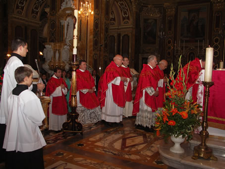 A9 Celebrants arrive at the Altar