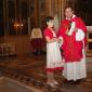 G7 Archpriest hands certificate of Confirmation