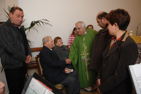 A8 Can Farrugia congratulating the couple