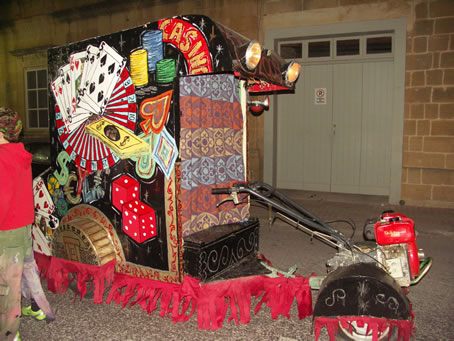 A5 decorated tractors