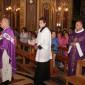 A4 Co celebrant Can Jos Sultana preceding Celebrant Fr Savio Vella OSB