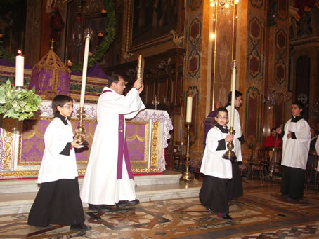 B2 Archpriest carrying the Bible Book