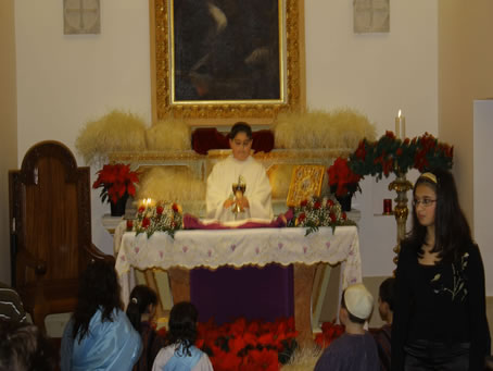 A4 Priest Dionisius celebrates the Holy Eucharist