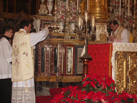 D3 Can Galea incensing the main celebrant Mgr Refalo