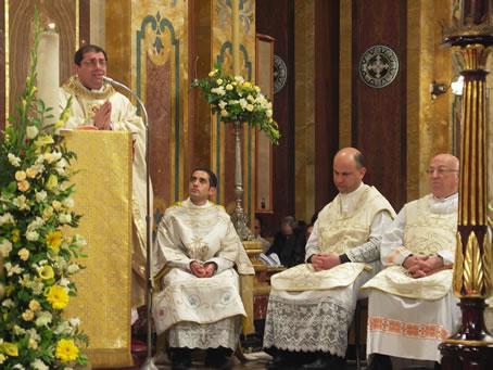 A8 The homily by Mgr Carmelo Refalo