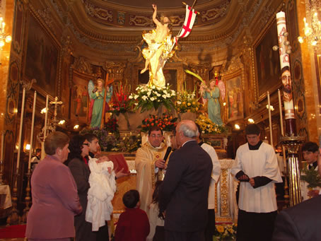 C8 Parents express their wish to baptise their baby