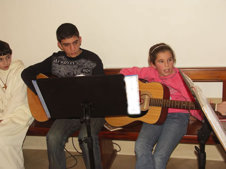 F2 Singing during Holy Communion