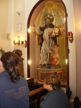 C9 Statue of St Anthony the Abbot