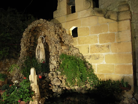 G9 Lourdes Niche in Garden annnexed to Church