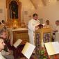 A4 Archpriest Mgr Carmelo Refalo singing at Vespers