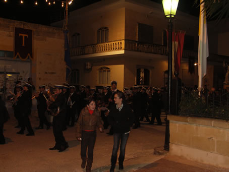 A3 Victory Band leads the procession back to Church