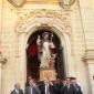 A7 Statue of Sant'Anton leaves the Basilica