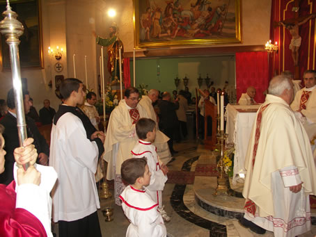 A1 Concelebrants reach the Altar