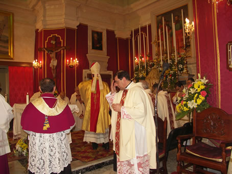 C5 Sprinkling Clergy with Holy Water reminiscent of Baptism