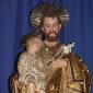 F6 Artistic statue of St Joseph holding Baby Jesus