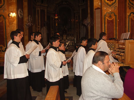 J5 Altar Boys Choir singing the hymn of the Saint