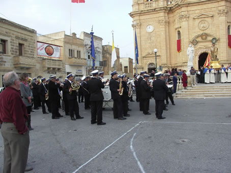 B5 Victory Band playing the Hymn to St Joseph